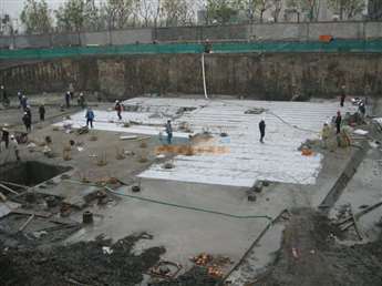 厂家供应批发高分子聚乙烯丙纶防水卷材企标300g